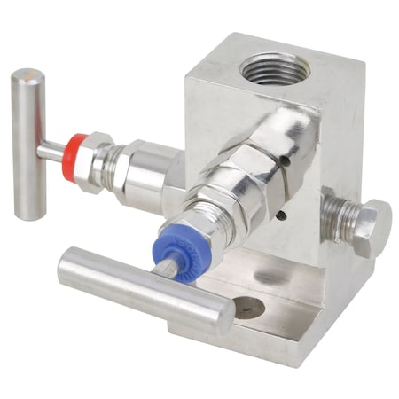 Dwyer Instruments Flanged 2-valve block manifold BBV-0F